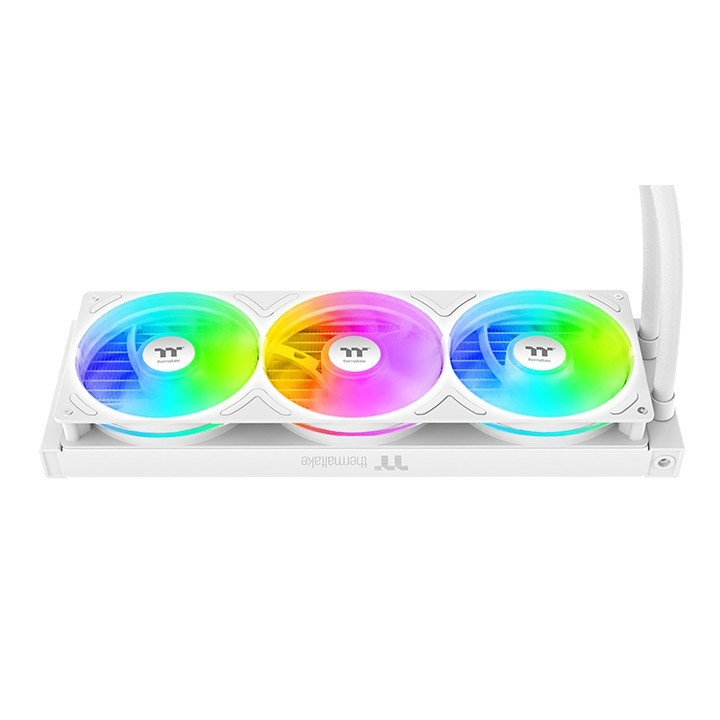 Водно охлаждане за процесор Thermaltake TH360 V3 Ultra Snow Edition, 3x120mm ARGB вентилатори, бяло - CL-W476-PL12SW-A - 4