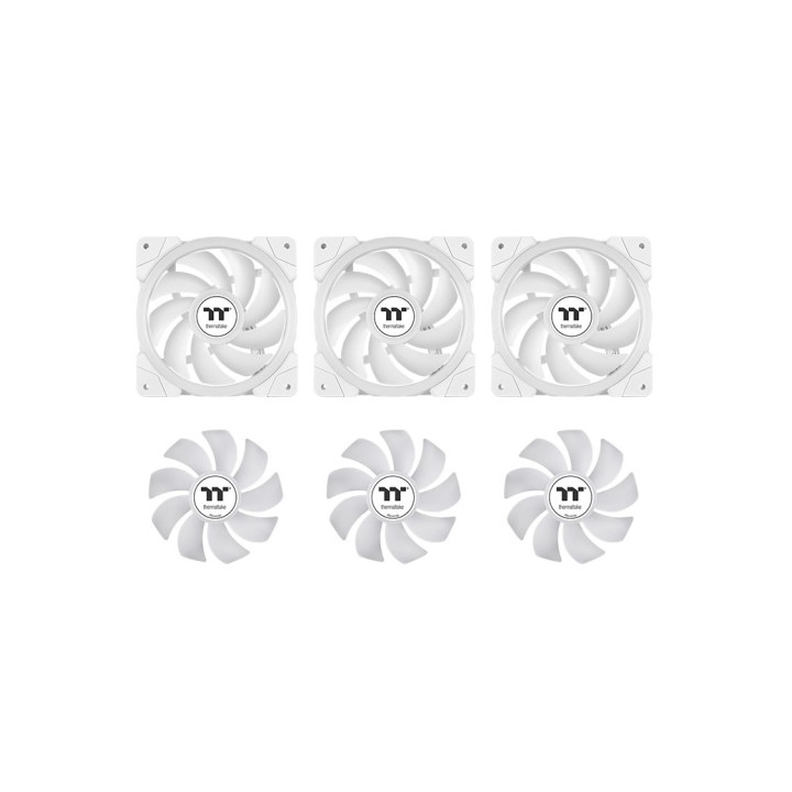 Водно охлаждане за процесор Thermaltake MAGFloe 360 Ultra Snow Edition, 3x120mm вентилатора, RGB подсветка - CL-W433-PL12SW-A - 