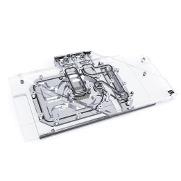 Воден блок за видео карта Alphacool Eisblock Aurora Acryl GPX-A, RX 6800/6800XT/6900XT Strix/TUF, RGB, с backplate - 1021160 - 1