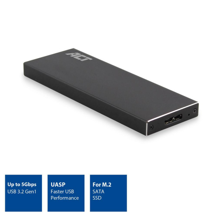 Чекмедже за твърд диск ACT AC1600, M.2 SSD, USB 3.2 Gen1 - AC1600 - 2