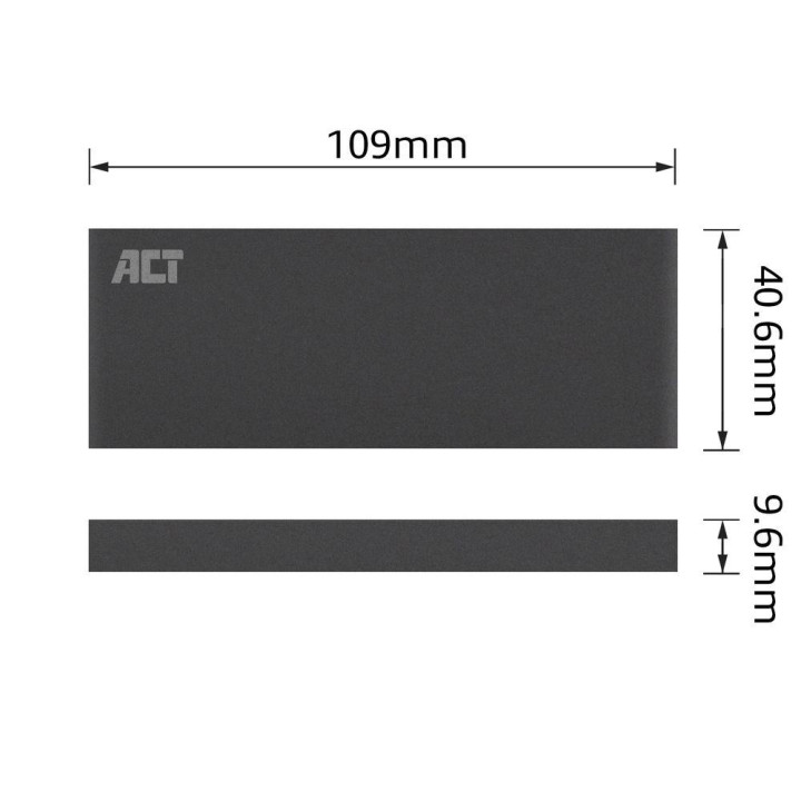 Чекмедже за твърд диск ACT AC1600, M.2 SSD, USB 3.2 Gen1 - AC1600 - 5