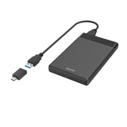Кутия за твърд диск HAMA, 2.5", SATA III, USB 3.2 Gen 1 - HAMA-200760 - 1
