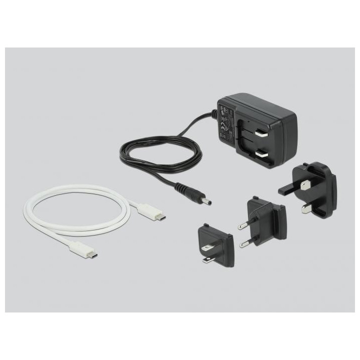 Докинг станция DeLock, USB Type-C за 2x 2.5" SATA HDD/SSD, Клониране - DELOCK-63084 - 8