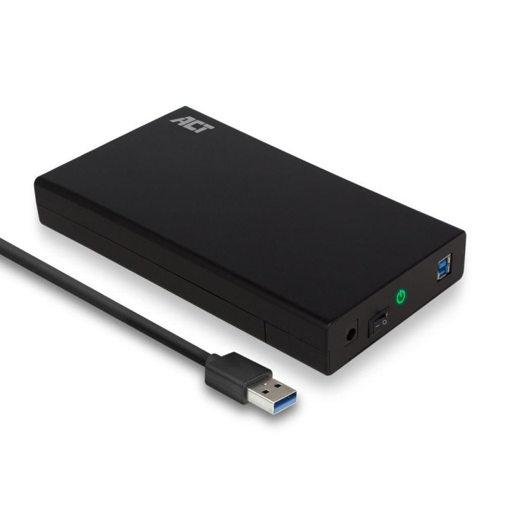 Външна кутийка за твърд диск ACT AC1405, 3.5", SATA към USB 3.0 - 1