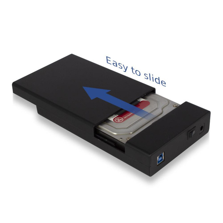 Външна кутийка за твърд диск ACT AC1405, 3.5", SATA към USB 3.0 - 2