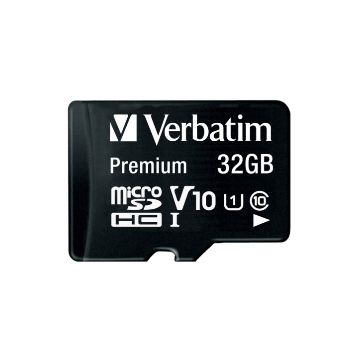 SD карта Verbatim Premium, 32GB microSDHC UHS-I U1 Class 10 - 44083 - 2