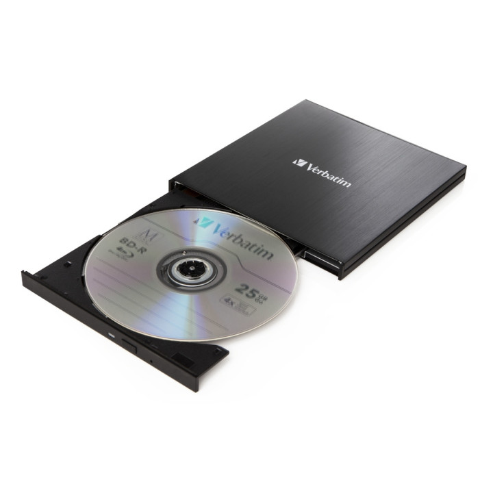 Външно оптично устройство Verbatim Ultra HD 4K Blu-ray Writer, USB 3.2 Gen1 Type-C, 6x BD-R/4x BD-R DL - 43888 - 2