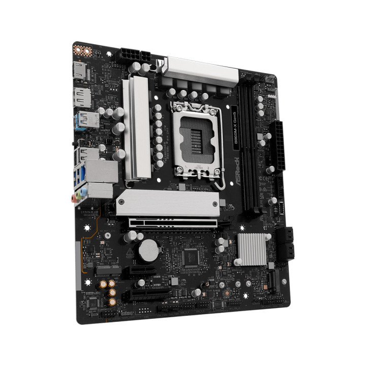 Дънна платка ASRock B860M-X, LGA1851, B860, DDR5, PCIe 5.0 x16, 4x SATA3, 2.5GbE LAN, mATX - 7