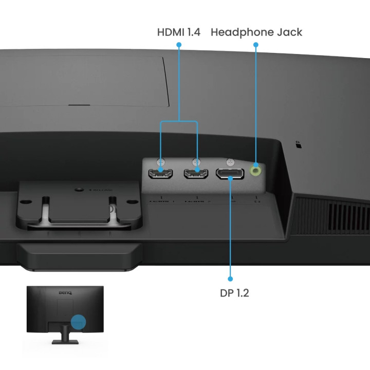Монитор BenQ GW2790, 27" Full HD IPS, 100Hz - 9H.LLTLB.QBE - 6