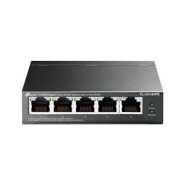 5-портов Gigabit Easy Smart комутатор TP-Link TL-SG105PE с 4 PoE  порта