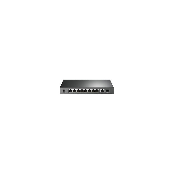 10-портов гигабитен настолен комутатор TP-Link TL-SG1210P с 8-PoE  порта