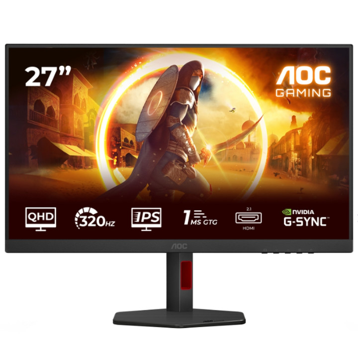 Монитор AOC Q27G4SRU, 27" WQHD (2560x1440) Fast IPS 320Hz - 1