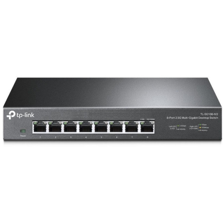 8-портов 2.5G настолен комутатор TP-Link TL-SG105-M2