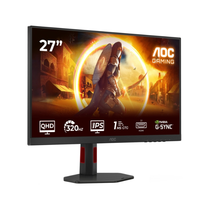 Монитор AOC Q27G4SRU, 27" WQHD (2560x1440) Fast IPS 320Hz - 2
