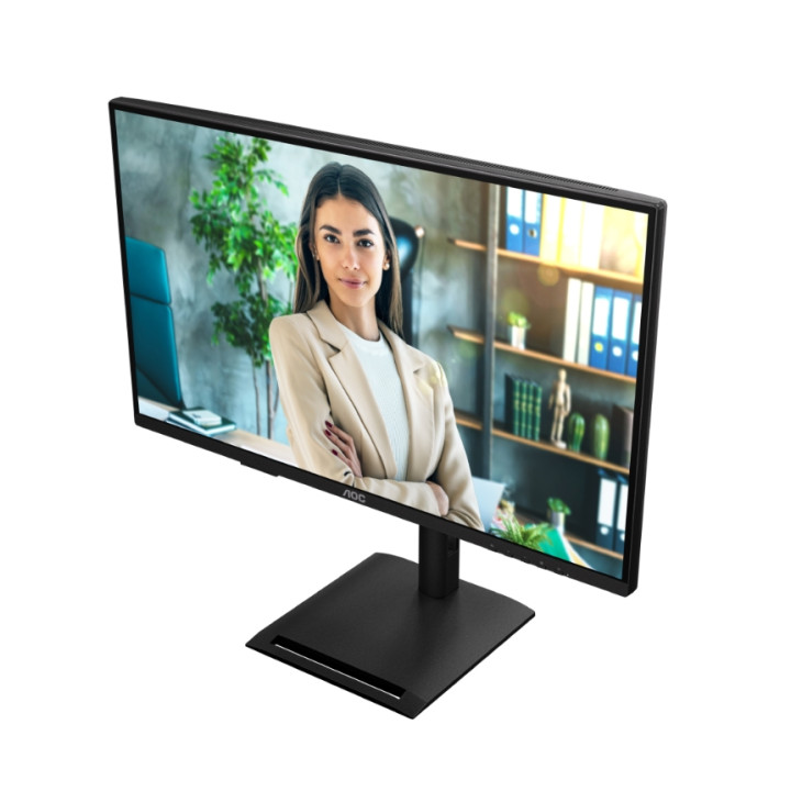 Монитор AOC Q27P4U, 27" (68.58 cm) IPS, WQHD 2560x1440@120Hz, 4ms, 350 cd/m², Adaptive-Sync, USB-C, HDMI, DP, USBHub, регулируем