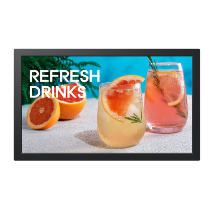 Компактен 13-инчов бизнес дисплей Samsung QB13C, 13" Full HD ADS, Tizen 7.0, WiFi, HDMI - LH13QBCEBGBXEN - 1