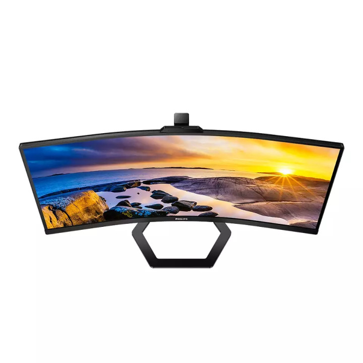 Монитор Philips 34E1C5600HE, 34" Curved WQHD VA 100Hz, 3440x1440, FHD камера, USB-C 65W - 34E1C5600HE/00 - 4