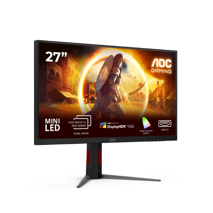 Монитор AOC U27G4XM, 27" Fast IPS MiniLED, 4K UHD (3840x2160) 160Hz - 2