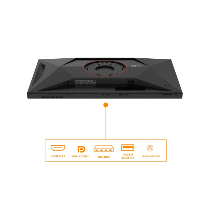 Монитор AOC U27G4XM, 27" Fast IPS MiniLED, 4K UHD (3840x2160) 160Hz - 4