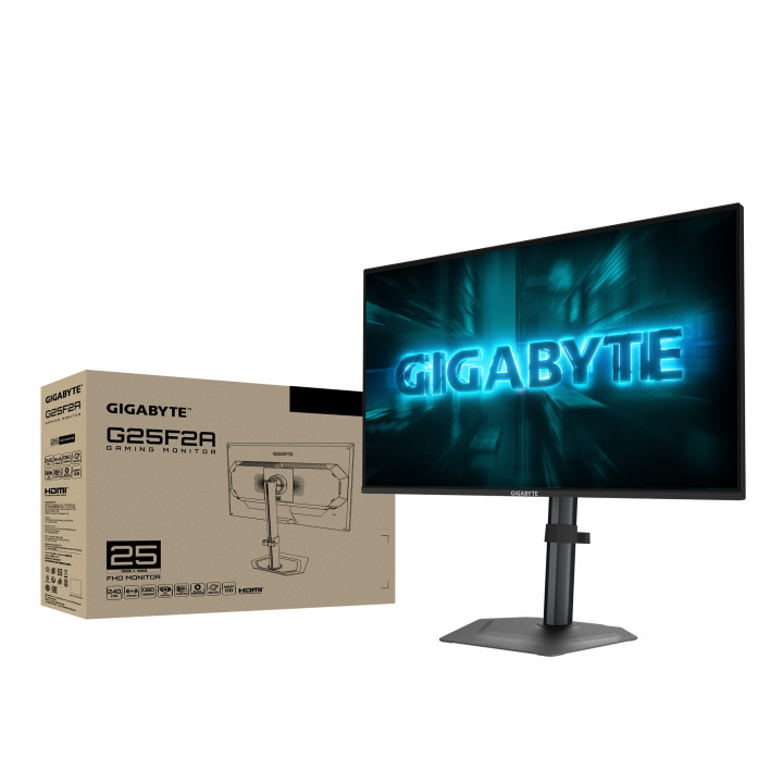 Монитор GIGABYTE G25F2A, 24.5" SS-IPS Full HD (1920x1080), 240Hz, 1ms - 8