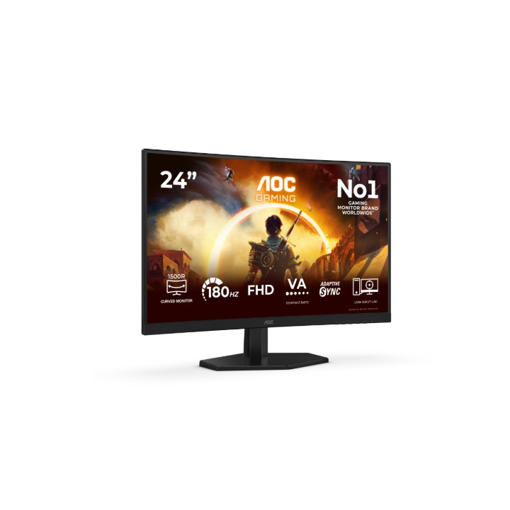 Монитор AOC C24G42FE, 23.6" Curved VA Full HD 180Hz - 2
