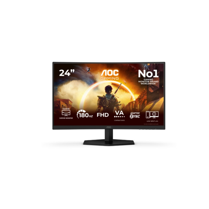 Монитор AOC C24G42FE, 23.6" Curved VA Full HD 180Hz - 3
