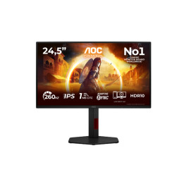 Монитор AOC 25G4ZR, 24.5" Fast IPS, 1920x1080@260Hz, 1ms, Adaptive-Sync - 1