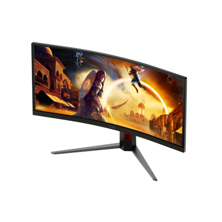 Монитор AOC CU34G4CA, 34" Curved VA WLED, 3440x1440@180Hz, 1ms, Adaptive-Sync, Height Adjust - 8