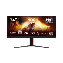 Монитор AOC CU34G4ZCA, 34" Curved VA 3440x1440@250Hz - 1