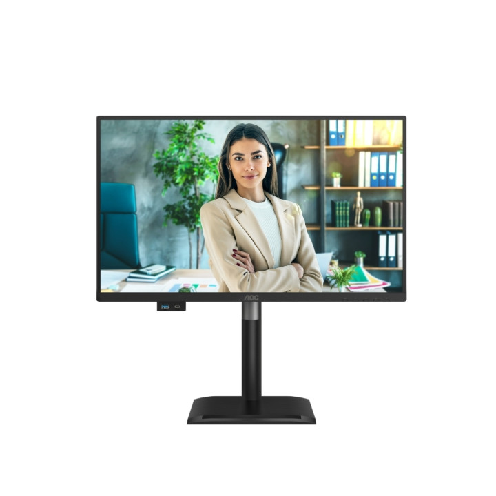 Монитор AOC 24P4CV, 23.8" Full HD IPS 120Hz, FlickerFree, Anti-Blue Light, USB hub, RJ45 - 6