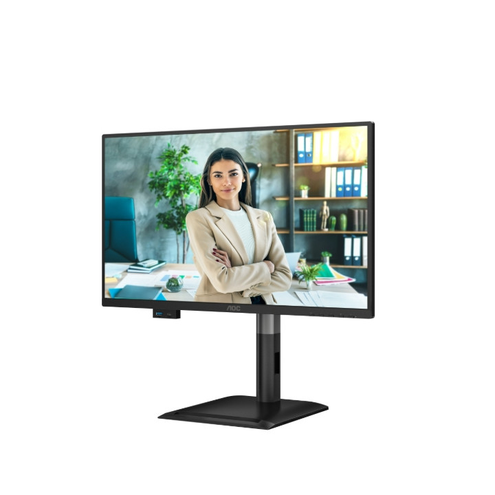 Монитор AOC 24P4CV, 23.8" Full HD IPS 120Hz, FlickerFree, Anti-Blue Light, USB hub, RJ45 - 9