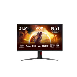 Монитор AOC C32G4Z, 31.5" Curved VA Full HD 260Hz, 4ms, Adaptive-Sync, HDMI/DP - 1