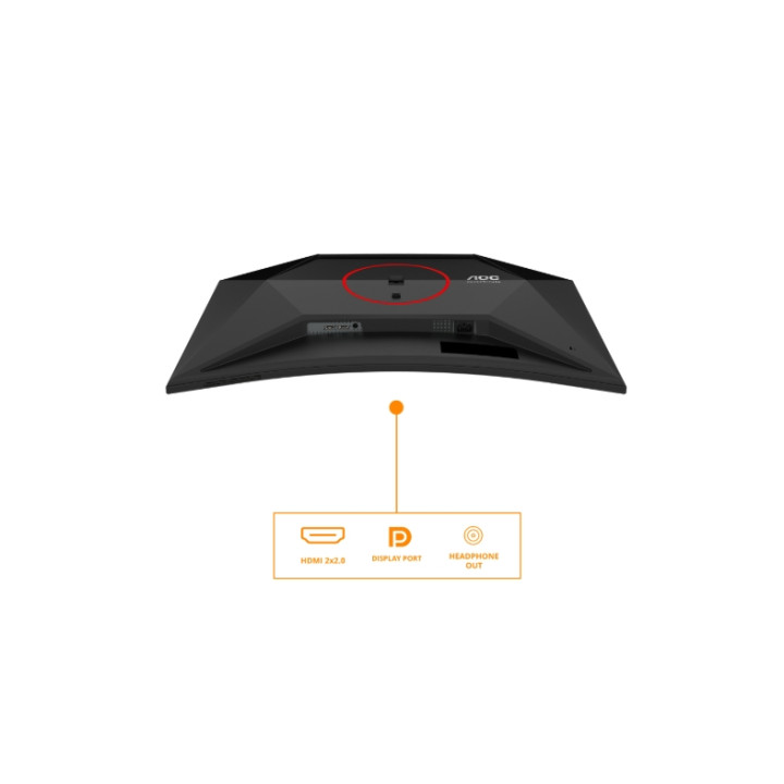 Монитор AOC C32G4Z, 31.5" Curved VA Full HD 260Hz, 4ms, Adaptive-Sync, HDMI/DP - 3