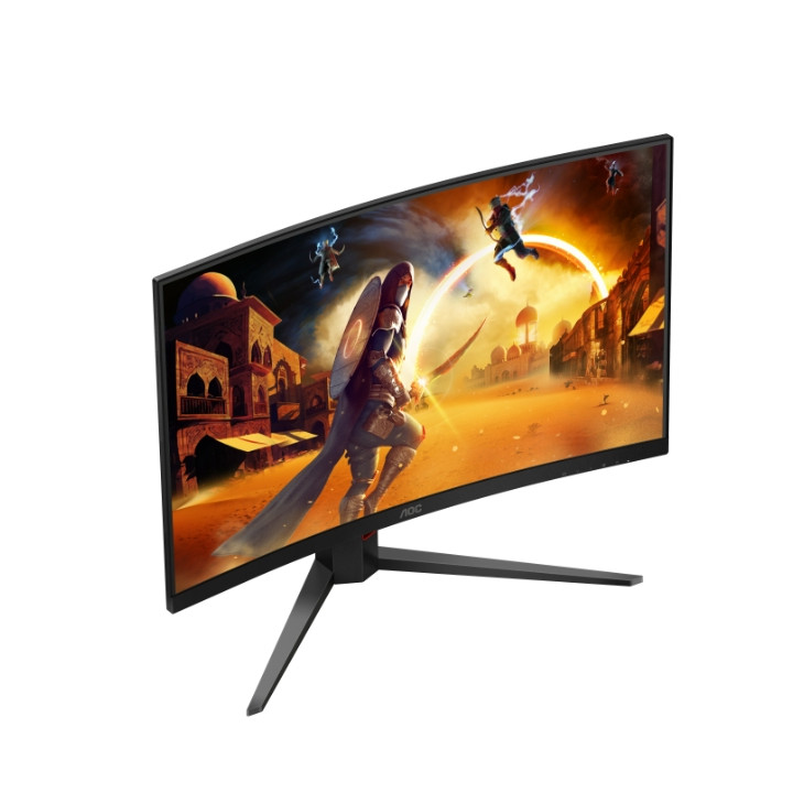 Монитор AOC C32G4Z, 31.5" Curved VA Full HD 260Hz, 4ms, Adaptive-Sync, HDMI/DP - 9