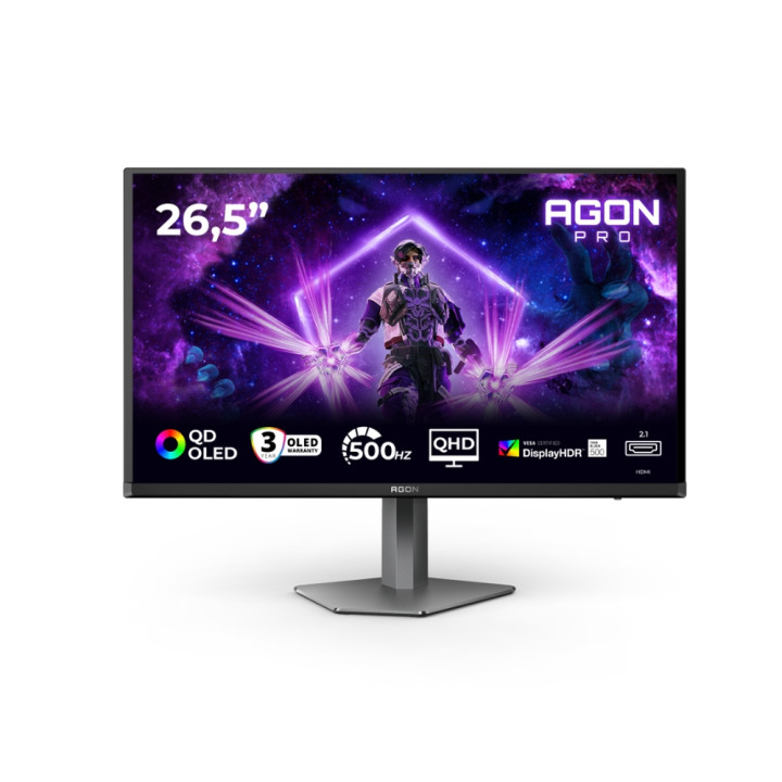 Монитор AOC AG276QKD2, 26.5" QD-OLED 2560x1440@500Hz - 1