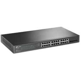 28-портов гигабитен управляем комутатор TP-Link JetStream PoE  TL-SG2428P