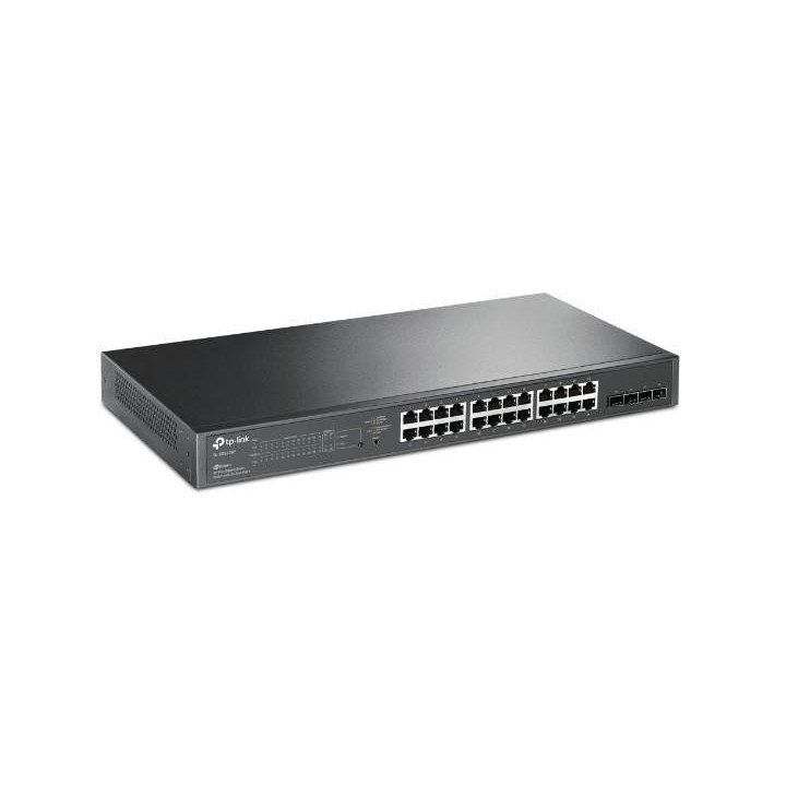 28-портов гигабитен управляем комутатор TP-Link JetStream PoE  TL-SG2428P