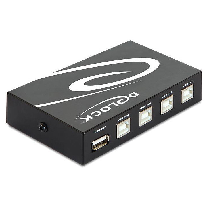Превключвател DeLock, 4 x USB 2.0 порта, Черен - DELOCK-87634 - 2