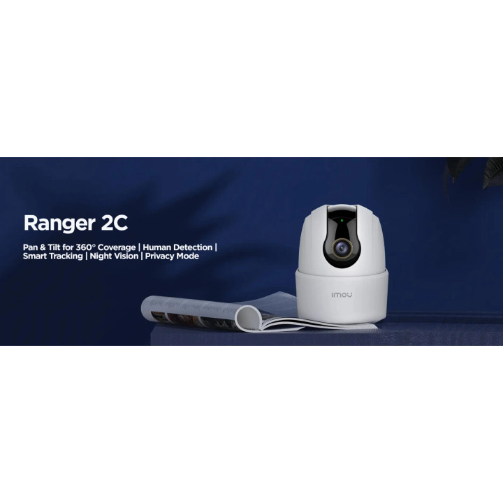 IP камера Imou Ranger 2C, 3MP 2K QHD, 3.6mm обектив, Pan/Tilt, IR 10m, WiFi, двупосочно аудио - IPC-K2ECP-3H3W - 2