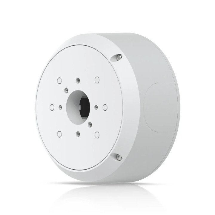 Кутия за монтаж UBIQUITI UniFi Camera Junction Box, за Bullet/Dome/Turret камери, бяла - UACC-CAMERA-JB-W - 1