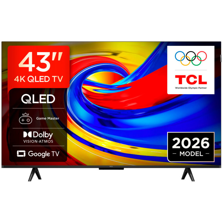 Телевизор TCL 43P7L, 43" 4K UHD QLED, Google TV - 1