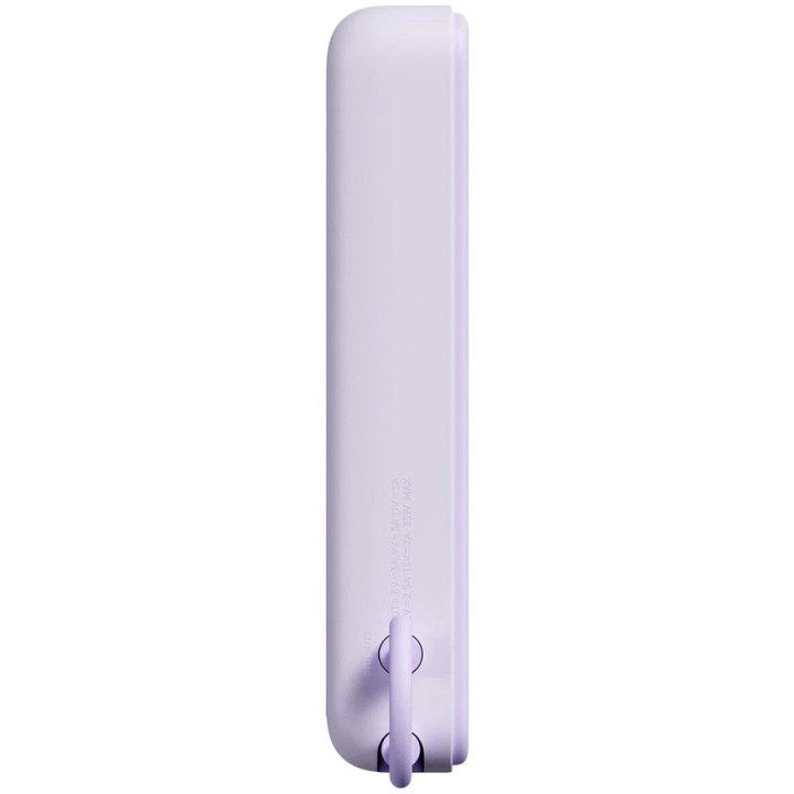 Преносима батерия Xiaomi Magnetic Power Bank 10000 with Built-in Stand, 10000mAh, 33W, безжично зареждане 15W, лилава - BHR08PAG