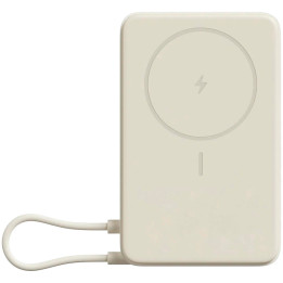 Външна батерия Xiaomi Magnetic Power Bank 10000 with Built-in Stand, 10000mAh, 33W, MagSafe, безжично зареждане, бежова - BHR08P