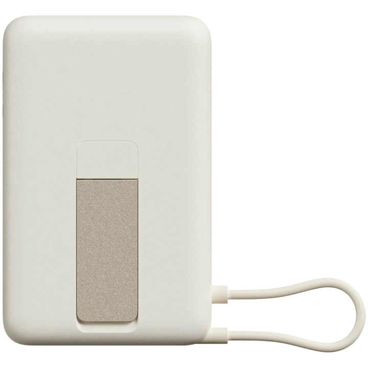 Външна батерия Xiaomi Magnetic Power Bank 10000 with Built-in Stand, 10000mAh, 33W, MagSafe, безжично зареждане, бежова - BHR08P