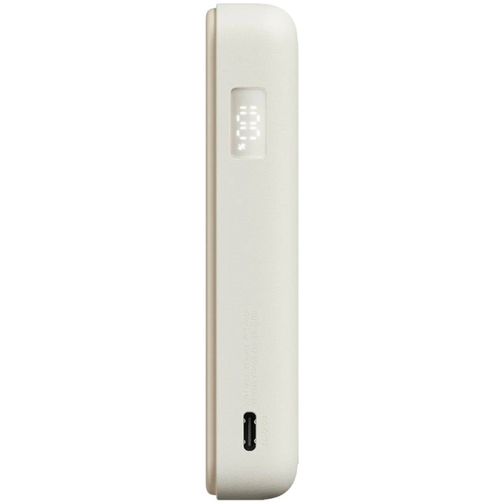 Външна батерия Xiaomi Magnetic Power Bank 10000 with Built-in Stand, 10000mAh, 33W, MagSafe, безжично зареждане, бежова - BHR08P