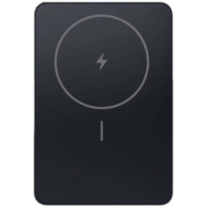 Външна батерия Xiaomi Super Slim Magnetic Power Bank, 5000mAh, 22.5W, MagSafe, черна - BHR08PMGL - 1