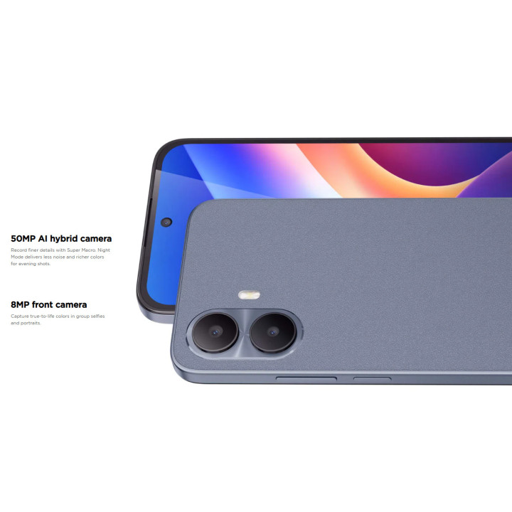 Смартфон TCL K70, 6.8" HD+ 120Hz, MediaTek Helio G99, 4GB RAM, 128GB, 5200mAh, IP64 - TCL K70 (4 128GB) - 5