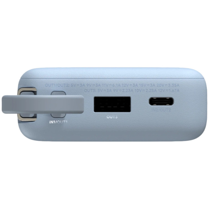 Външна батерия Xiaomi, 10000mAh 67W с вграден кабел Ice Blue - BHR08NZGL - 5
