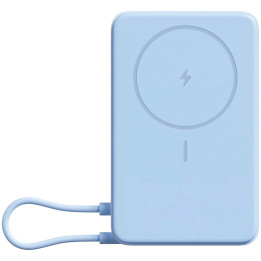 Външна батерия Xiaomi Magnetic Power Bank, 10000mAh, 33W, Безжично зареждане, Син - BHR08PCGL - 1