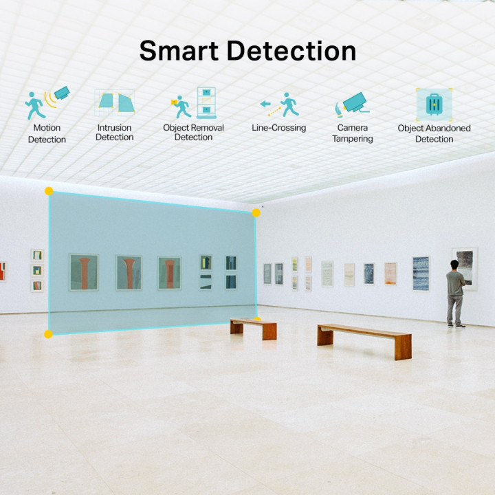 3MP пълноцветна куполна мрежова камера TP-Link 3MP Full-Color Turret Network Camera VIGI C430(2.8mm)